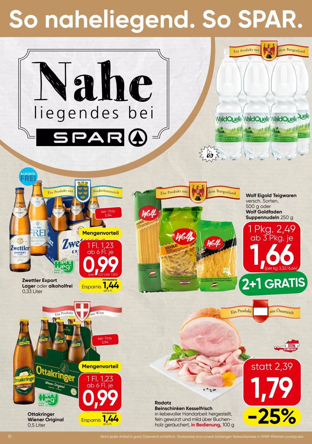 Spar Flugblatt (ab 05.03.2026) - Angebote und Prospekt - Seite 12