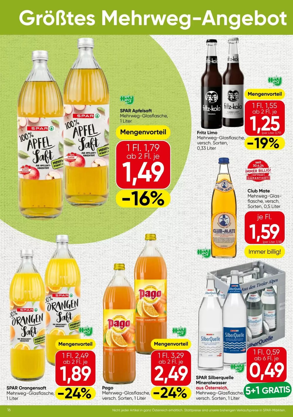 Spar Flugblatt (ab 05.03.2026) - Angebote und Prospekt - Seite 16