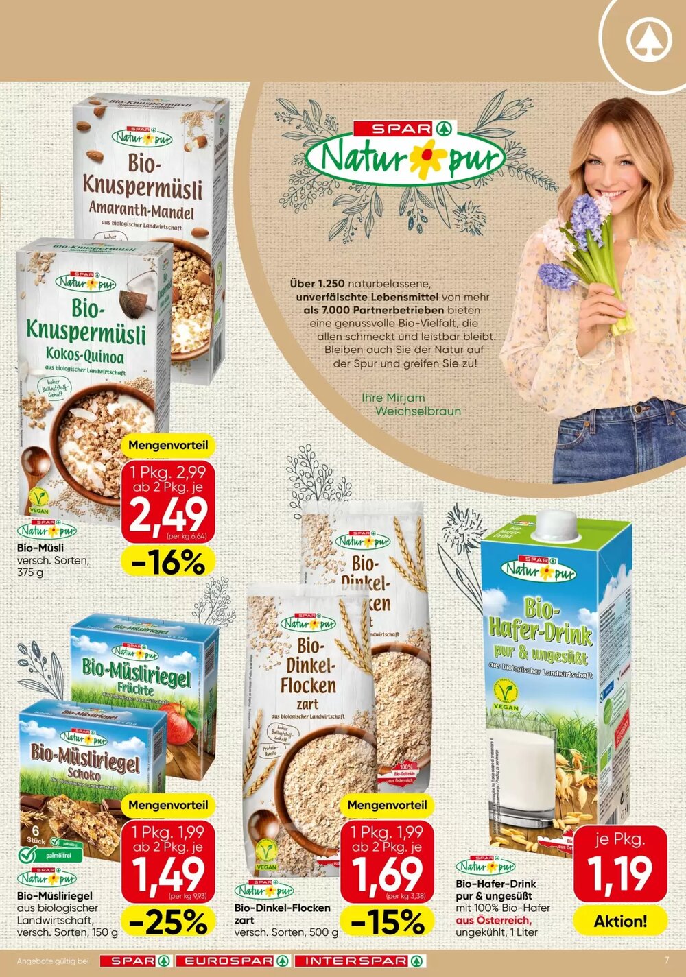 Spar Flugblatt (ab 05.03.2026) - Angebote und Prospekt - Seite 7