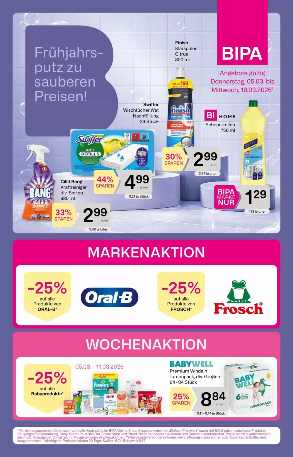 Bipa Flugblatt (ab 05.03.2026) - Angebote und Prospekt - Seite 1