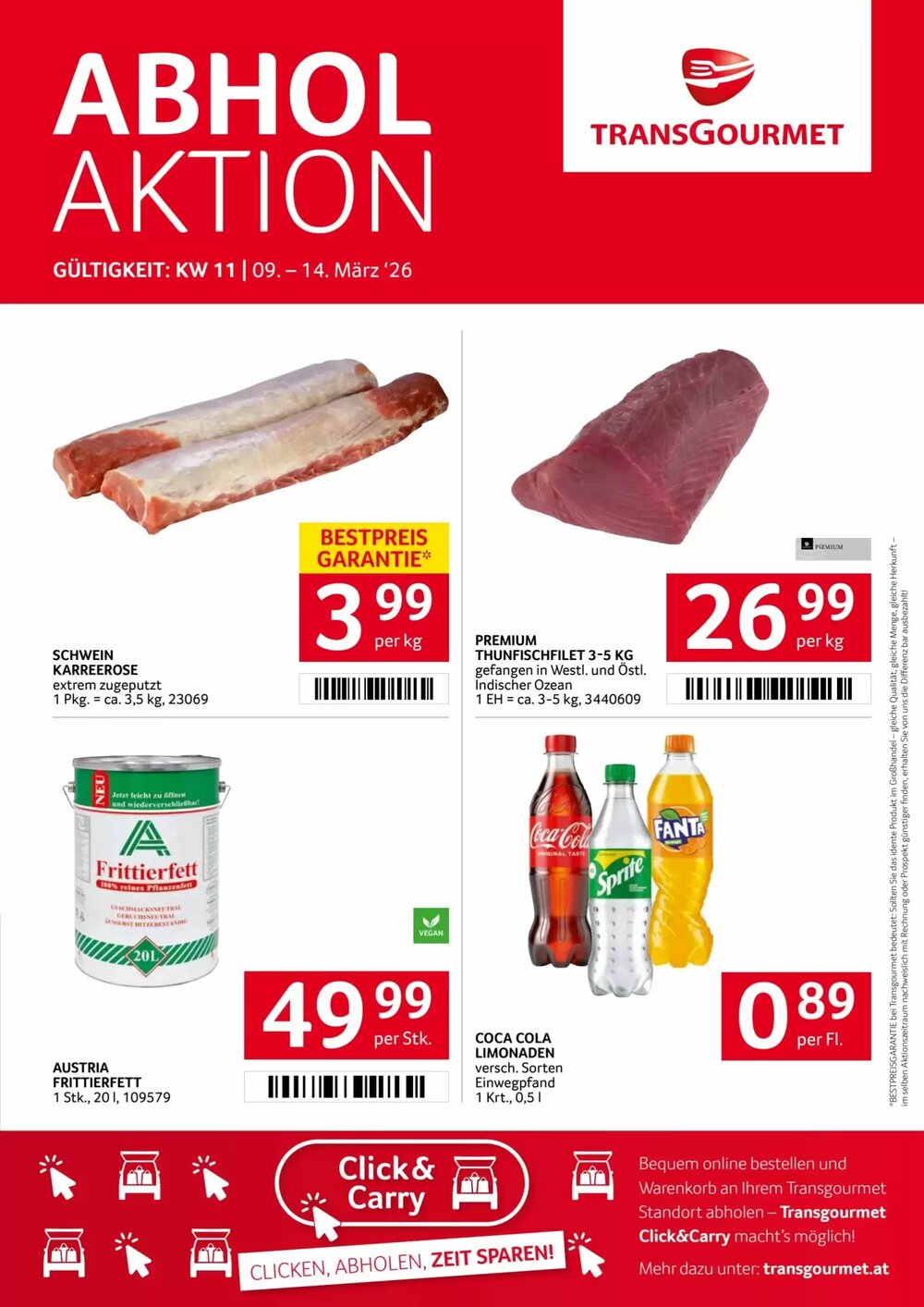 Transgourmet Flugblatt (ab 09.03.2026) - Angebote und Prospekt - Seite 1