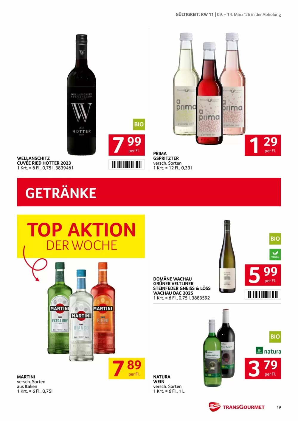 Transgourmet Flugblatt (ab 09.03.2026) - Angebote und Prospekt - Seite 19