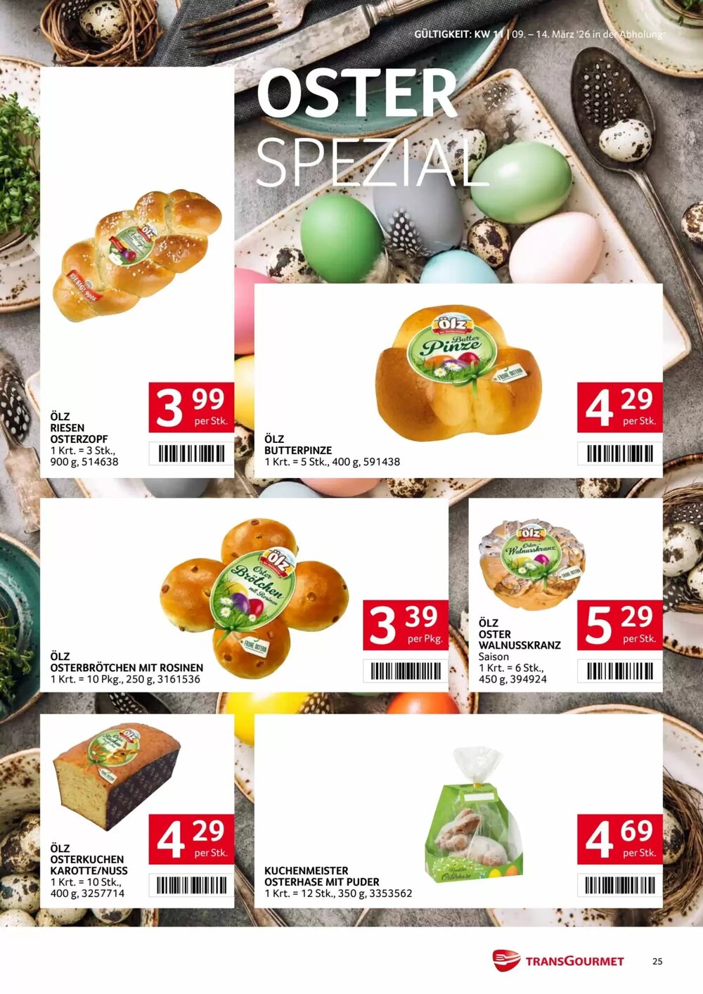 Transgourmet Flugblatt (ab 09.03.2026) - Angebote und Prospekt - Seite 25