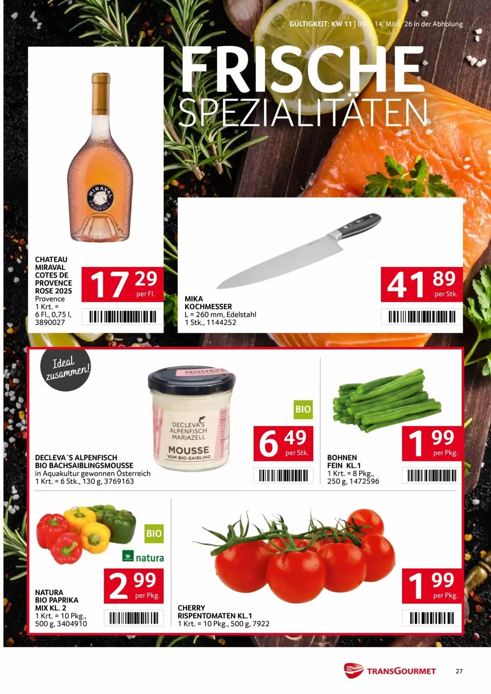 Transgourmet Flugblatt (ab 09.03.2026) - Angebote und Prospekt - Seite 27