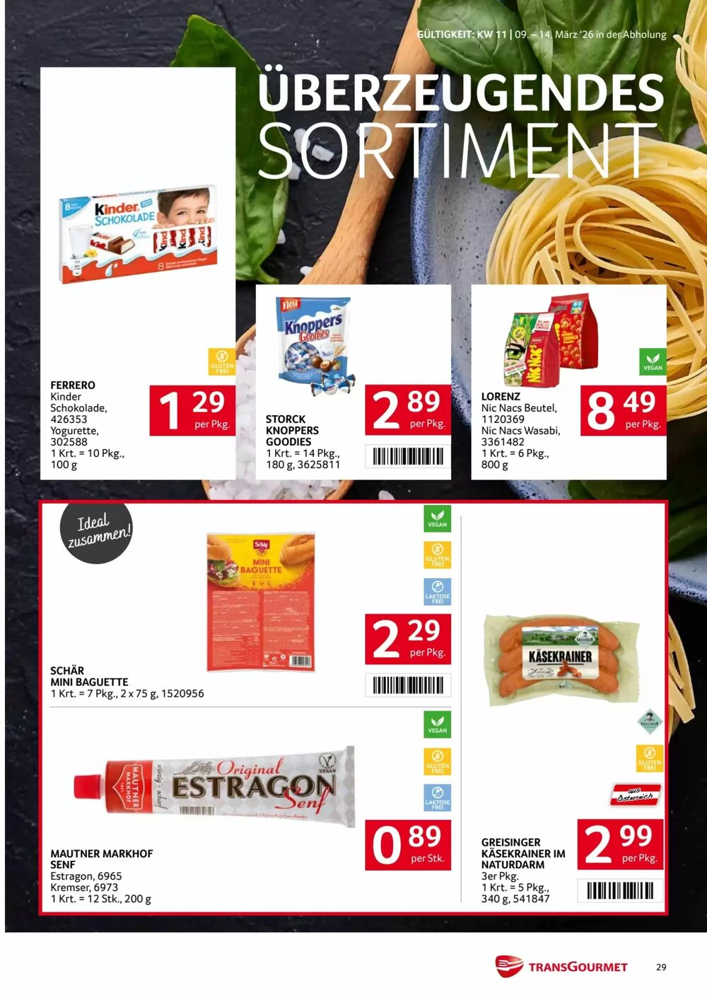 Transgourmet Flugblatt (ab 09.03.2026) - Angebote und Prospekt - Seite 29