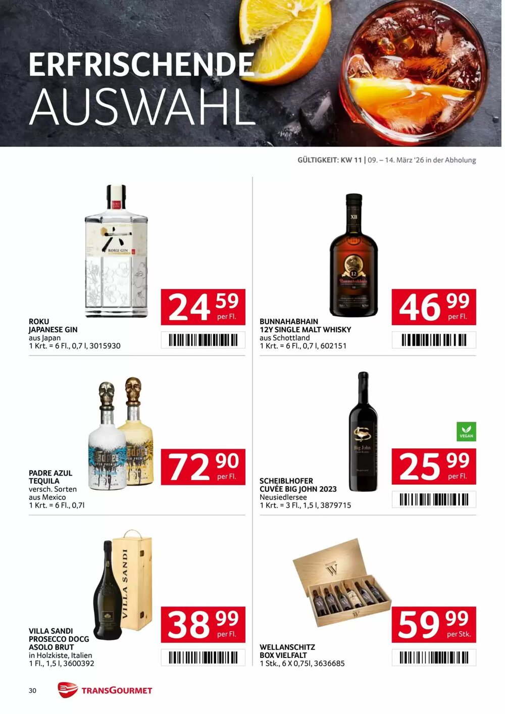 Transgourmet Flugblatt (ab 09.03.2026) - Angebote und Prospekt - Seite 30