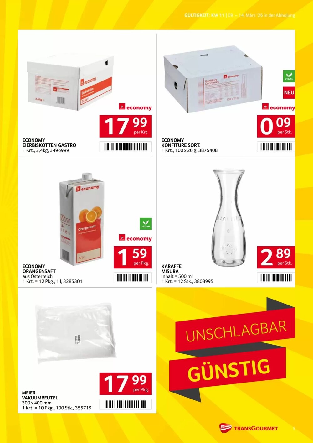 Transgourmet Flugblatt (ab 09.03.2026) - Angebote und Prospekt - Seite 5