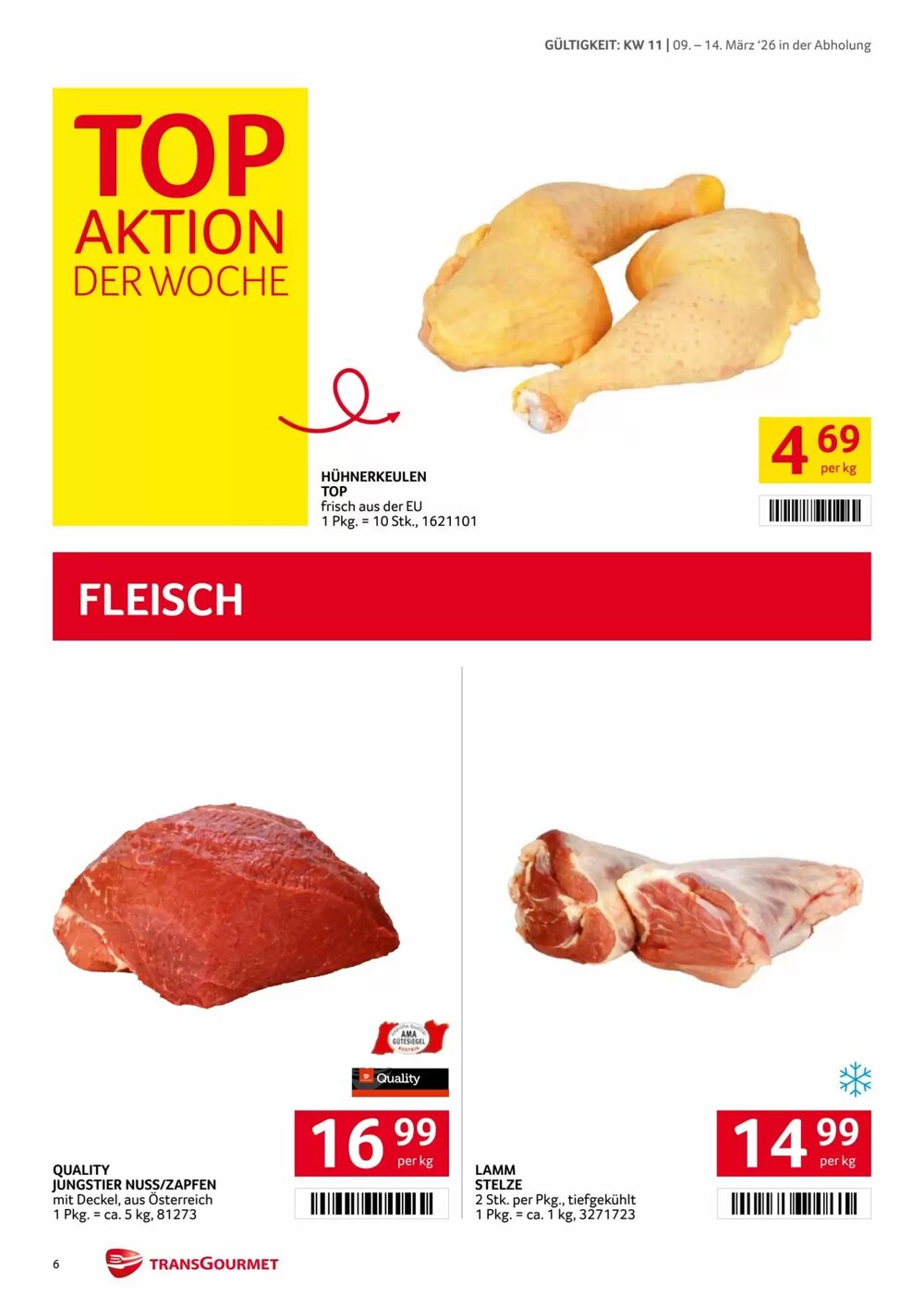 Transgourmet Flugblatt (ab 09.03.2026) - Angebote und Prospekt - Seite 6