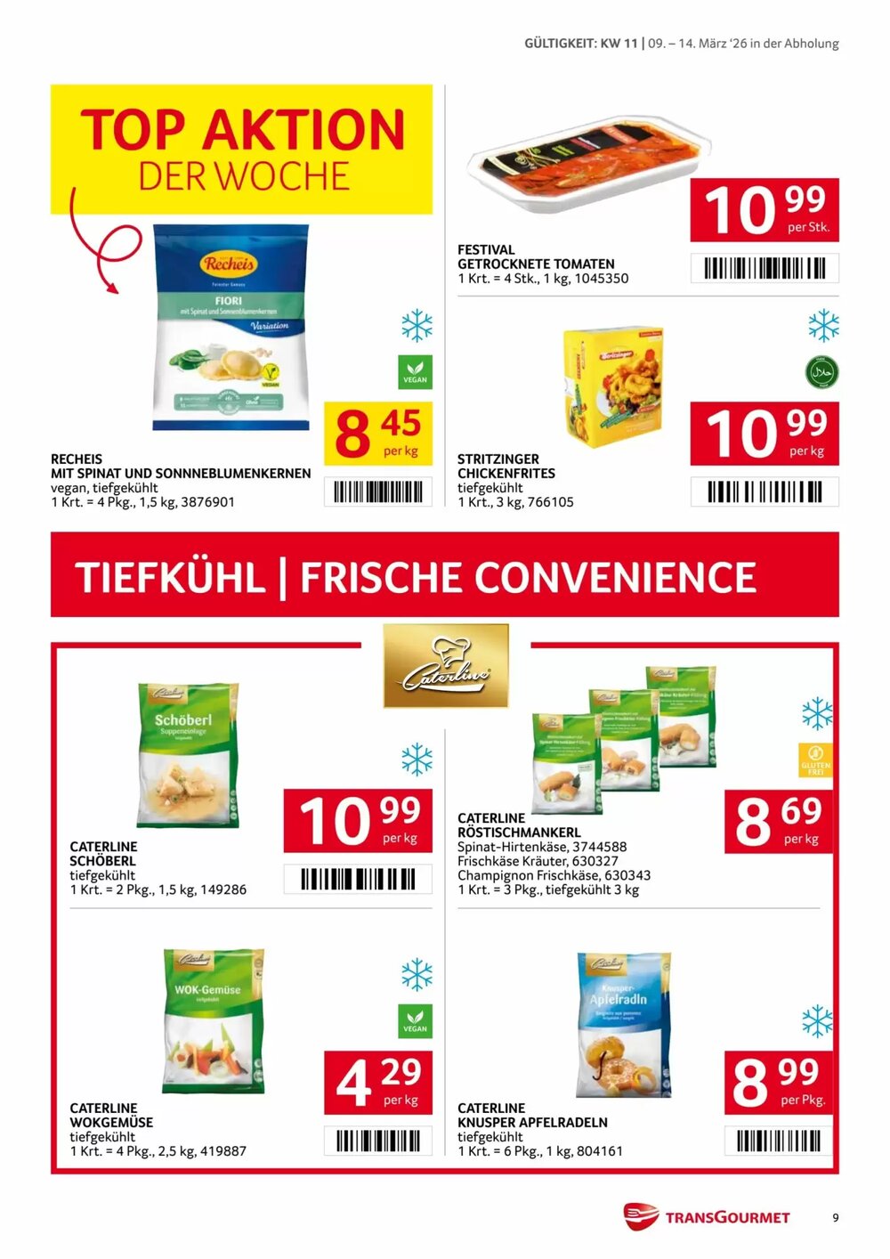 Transgourmet Flugblatt (ab 09.03.2026) - Angebote und Prospekt - Seite 9