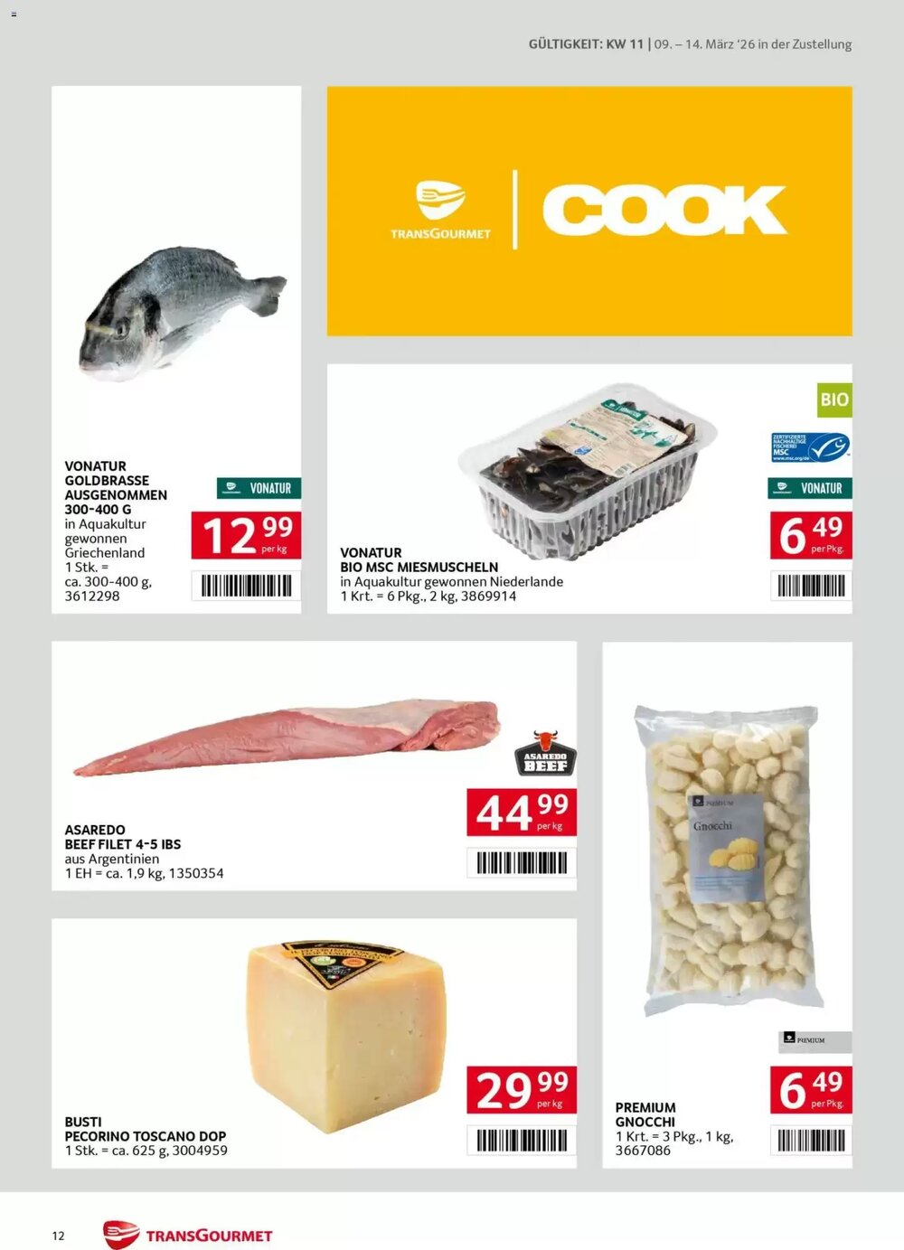 Transgourmet Flugblatt (ab 09.03.2026) - Angebote und Prospekt - Seite 12