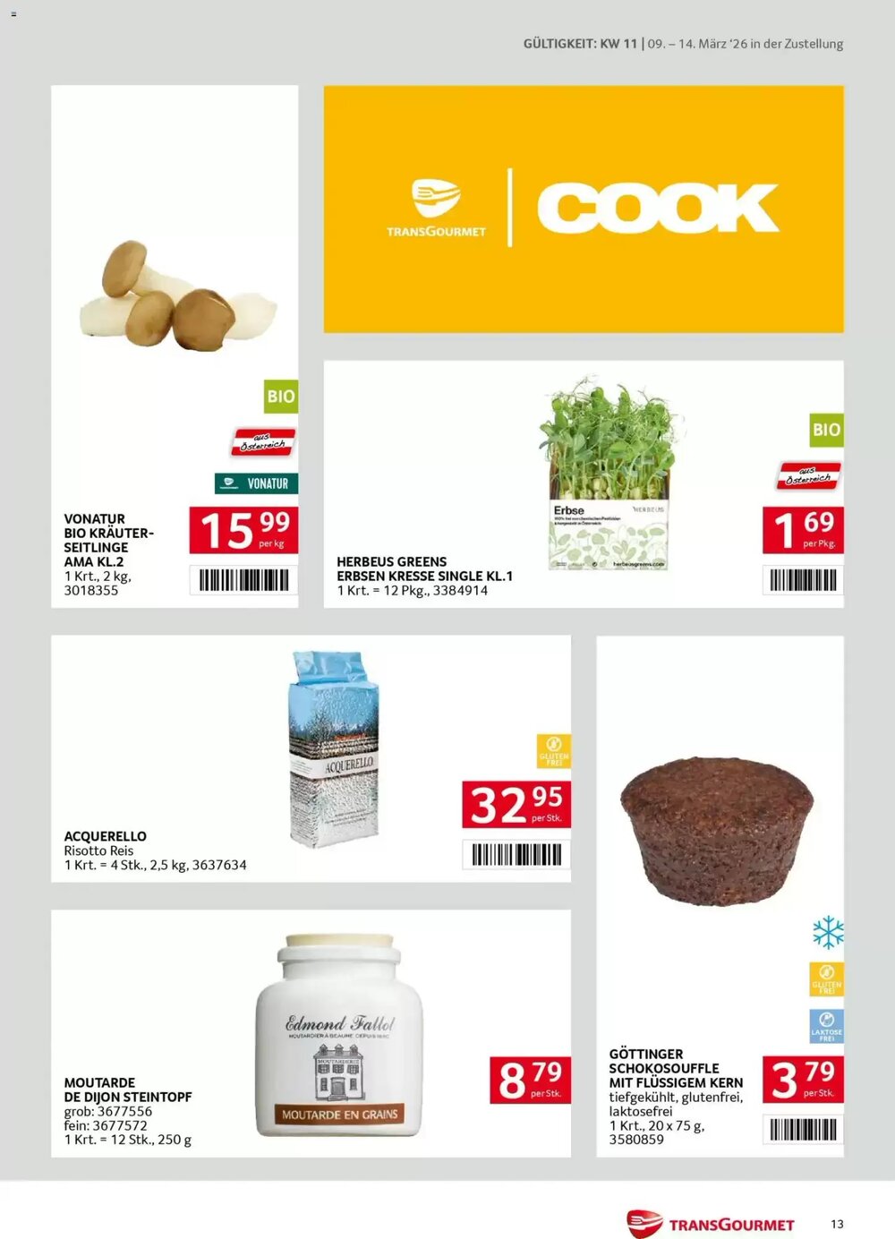 Transgourmet Flugblatt (ab 09.03.2026) - Angebote und Prospekt - Seite 13