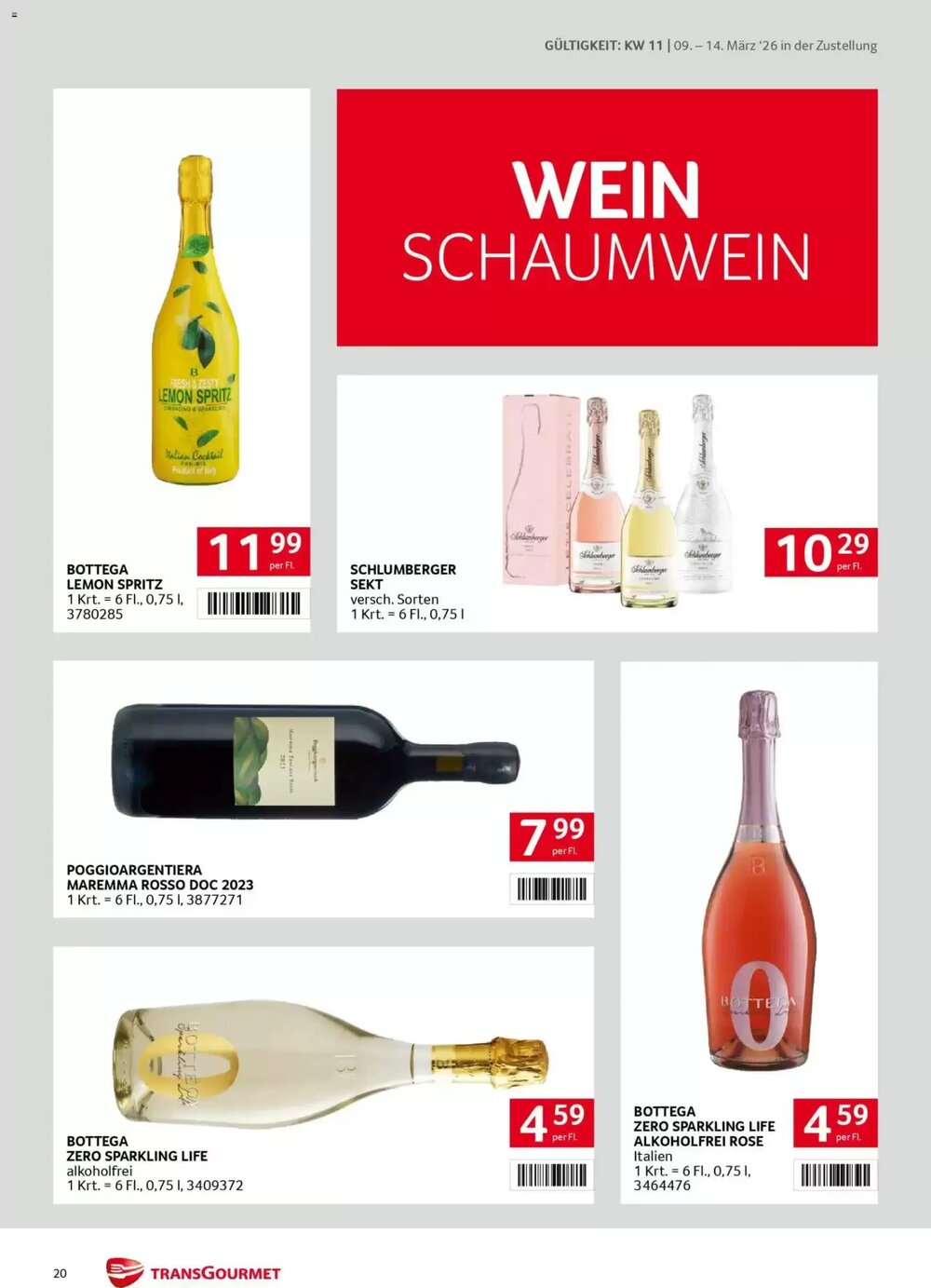 Transgourmet Flugblatt (ab 09.03.2026) - Angebote und Prospekt - Seite 20