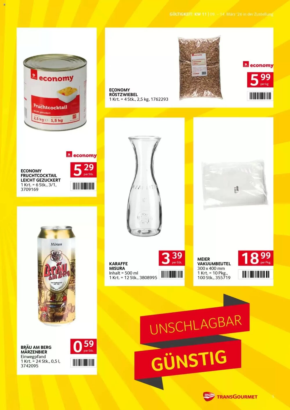 Transgourmet Flugblatt (ab 09.03.2026) - Angebote und Prospekt - Seite 5
