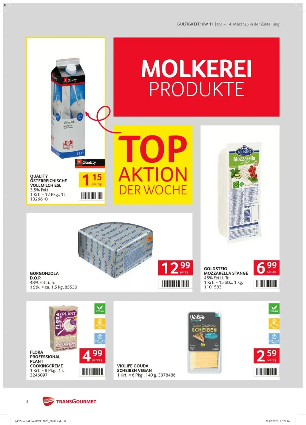 Transgourmet Flugblatt (ab 09.03.2026) - Angebote und Prospekt - Seite 8