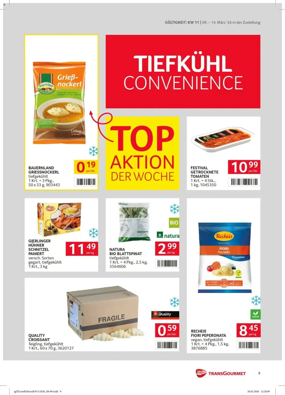 Transgourmet Flugblatt (ab 09.03.2026) - Angebote und Prospekt - Seite 9