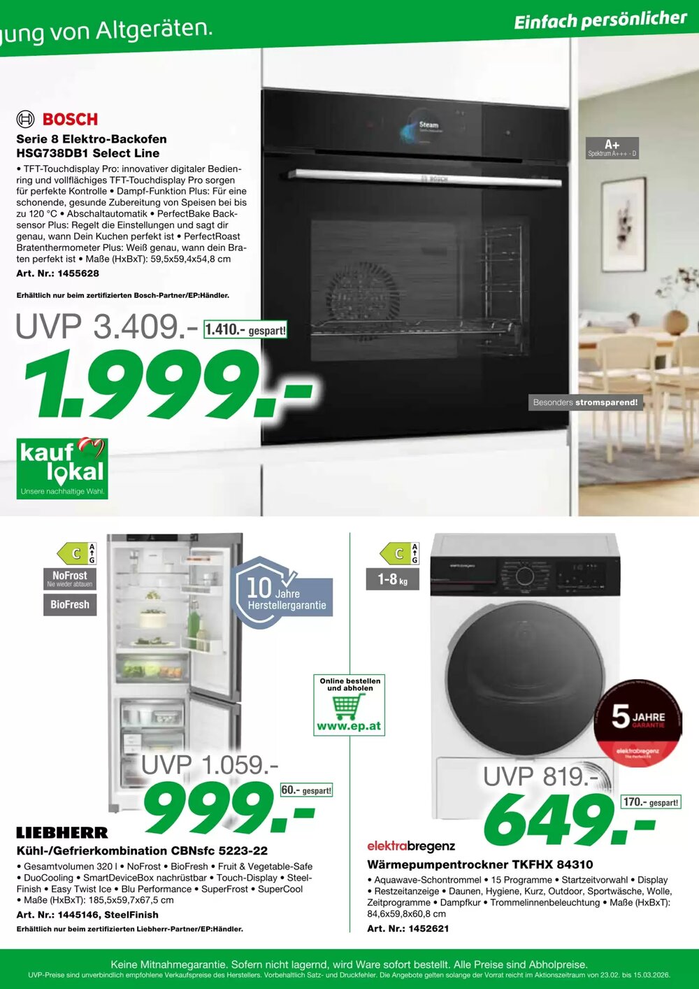 EP Flugblatt (ab 09.03.2026) - Angebote und Prospekt - Seite 3