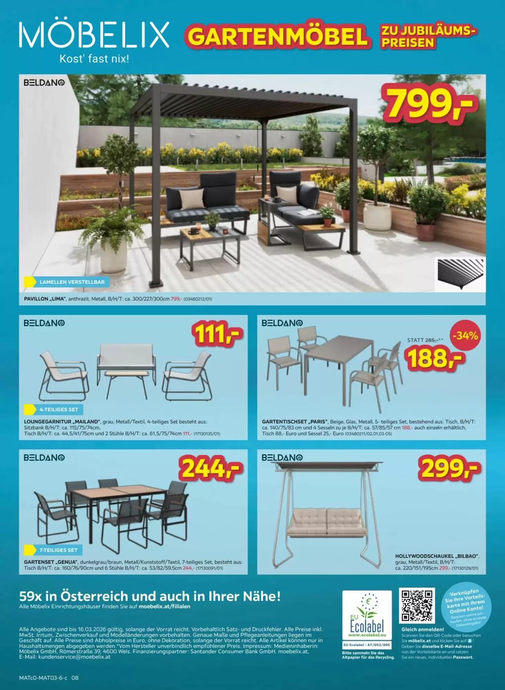 Möbelix Flugblatt (ab 10.03.2026) - Angebote und Prospekt - Seite 16