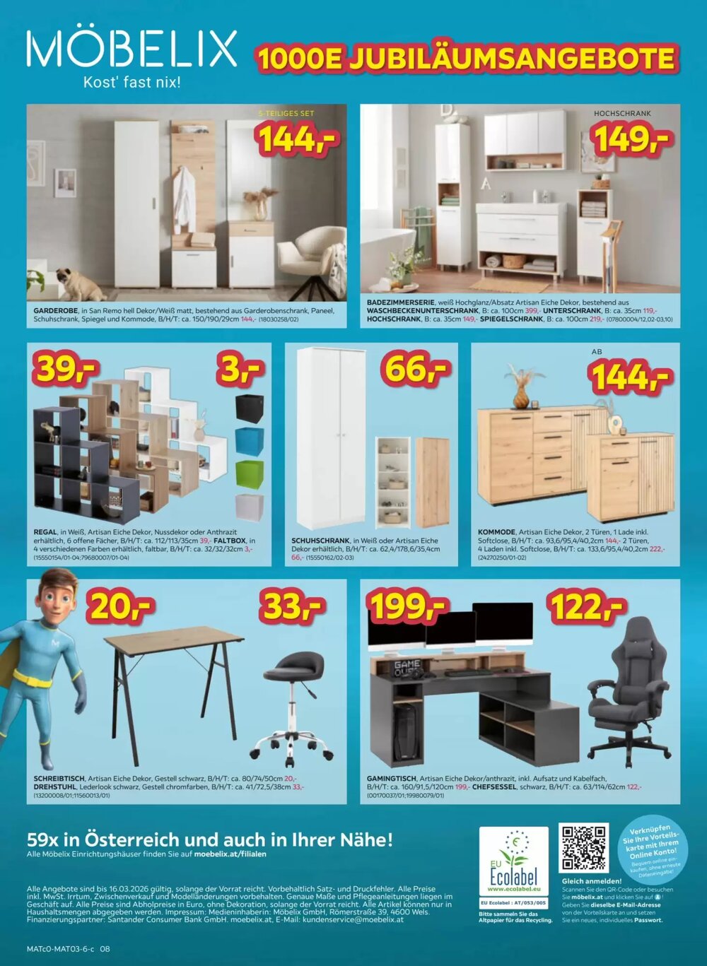 Möbelix Flugblatt (ab 10.03.2026) - Angebote und Prospekt - Seite 8