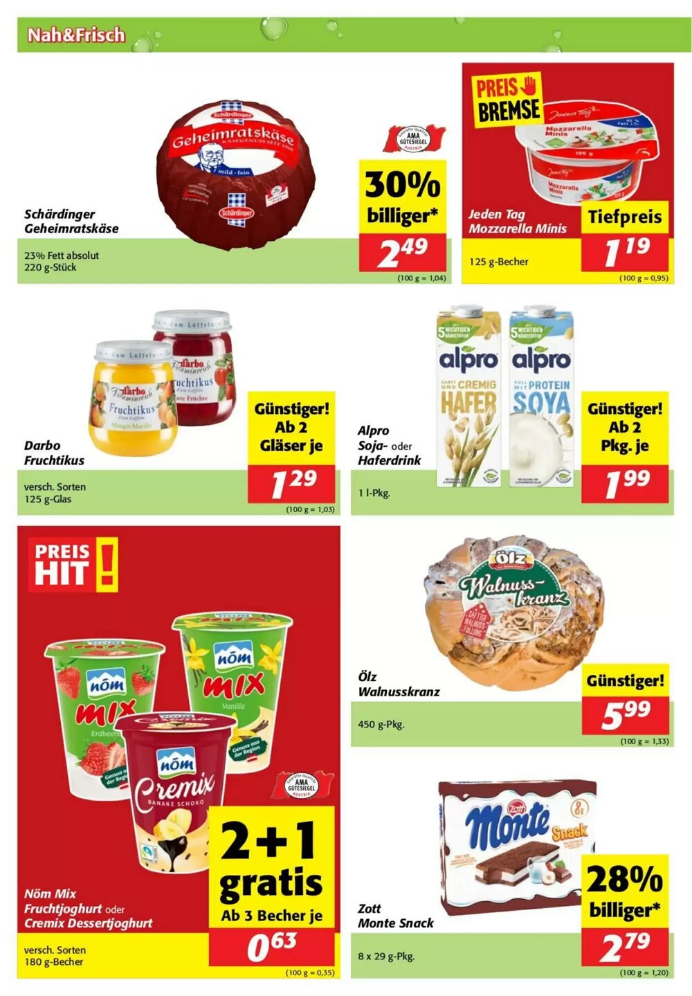 Nah&Frisch Flugblatt (ab 11.03.2026) - Angebote und Prospekt - Seite 2