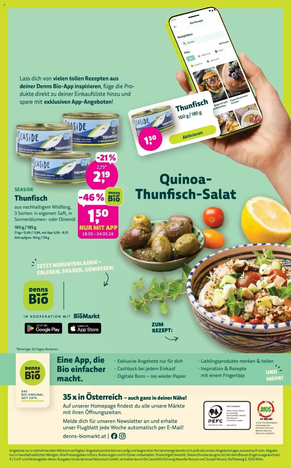 Denn's Biomarkt Flugblatt (ab 11.03.2026) - Angebote und Prospekt - Seite 14