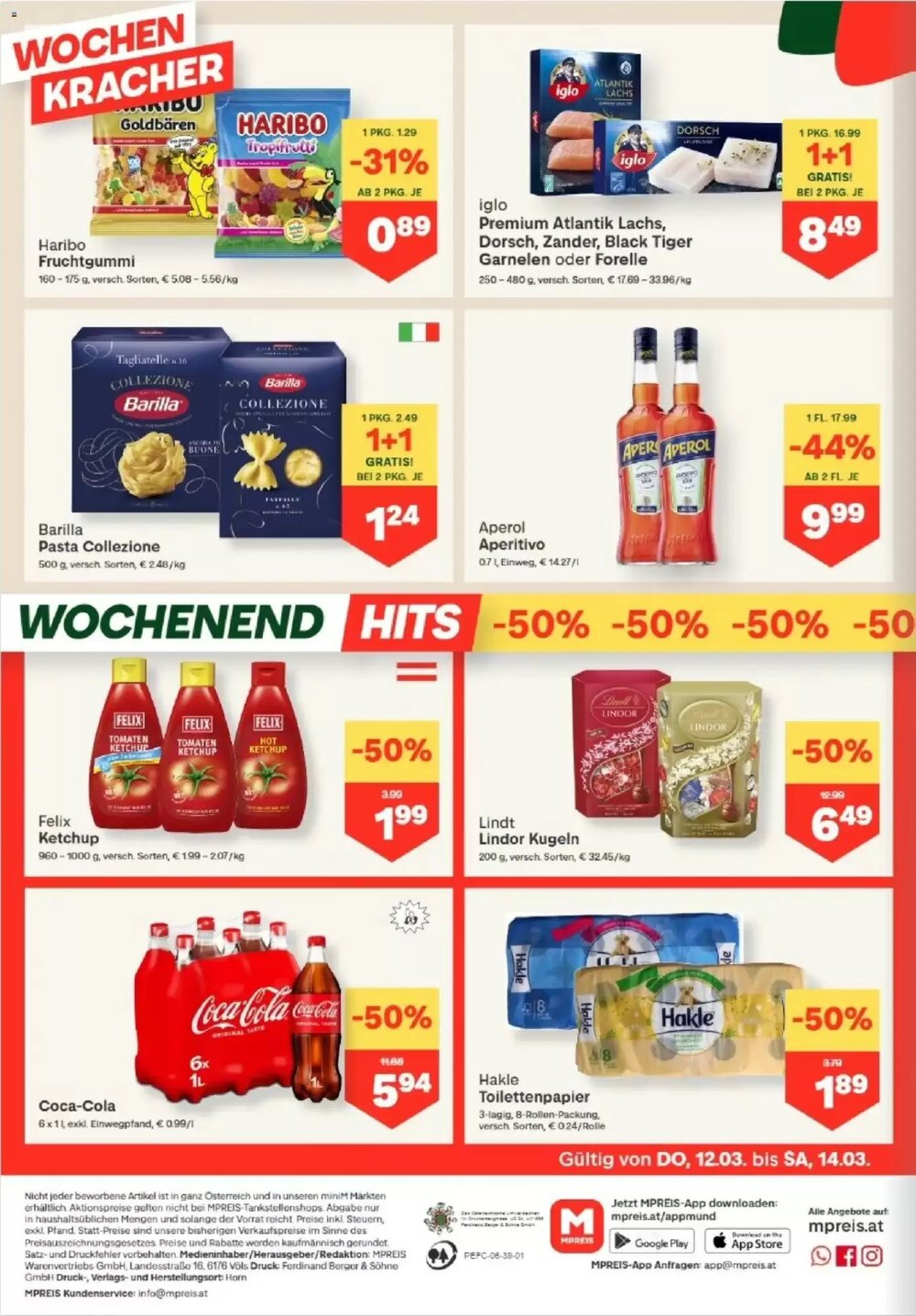 MPreis Flugblatt (ab 12.03.2026) - Angebote und Prospekt - Seite 12