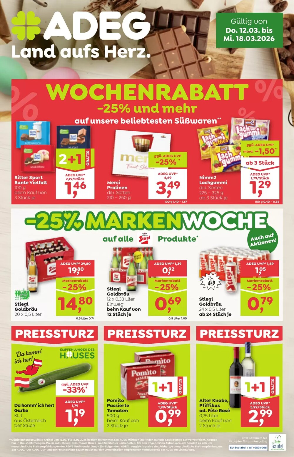 ADEG Flugblatt (ab 12.03.2026) - Angebote und Prospekt - Seite 1