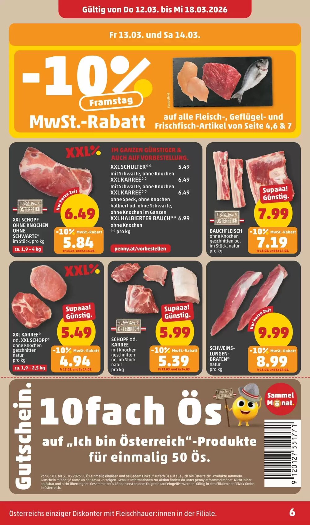 PENNY Flugblatt (ab 12.03.2026) - Angebote und Prospekt - Seite 6
