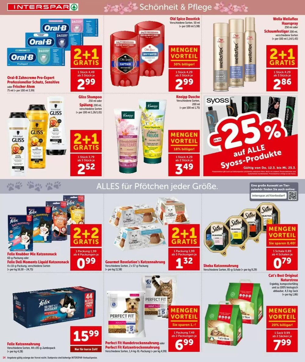 Interspar Flugblatt (ab 12.03.2026) - Angebote und Prospekt - Seite 14