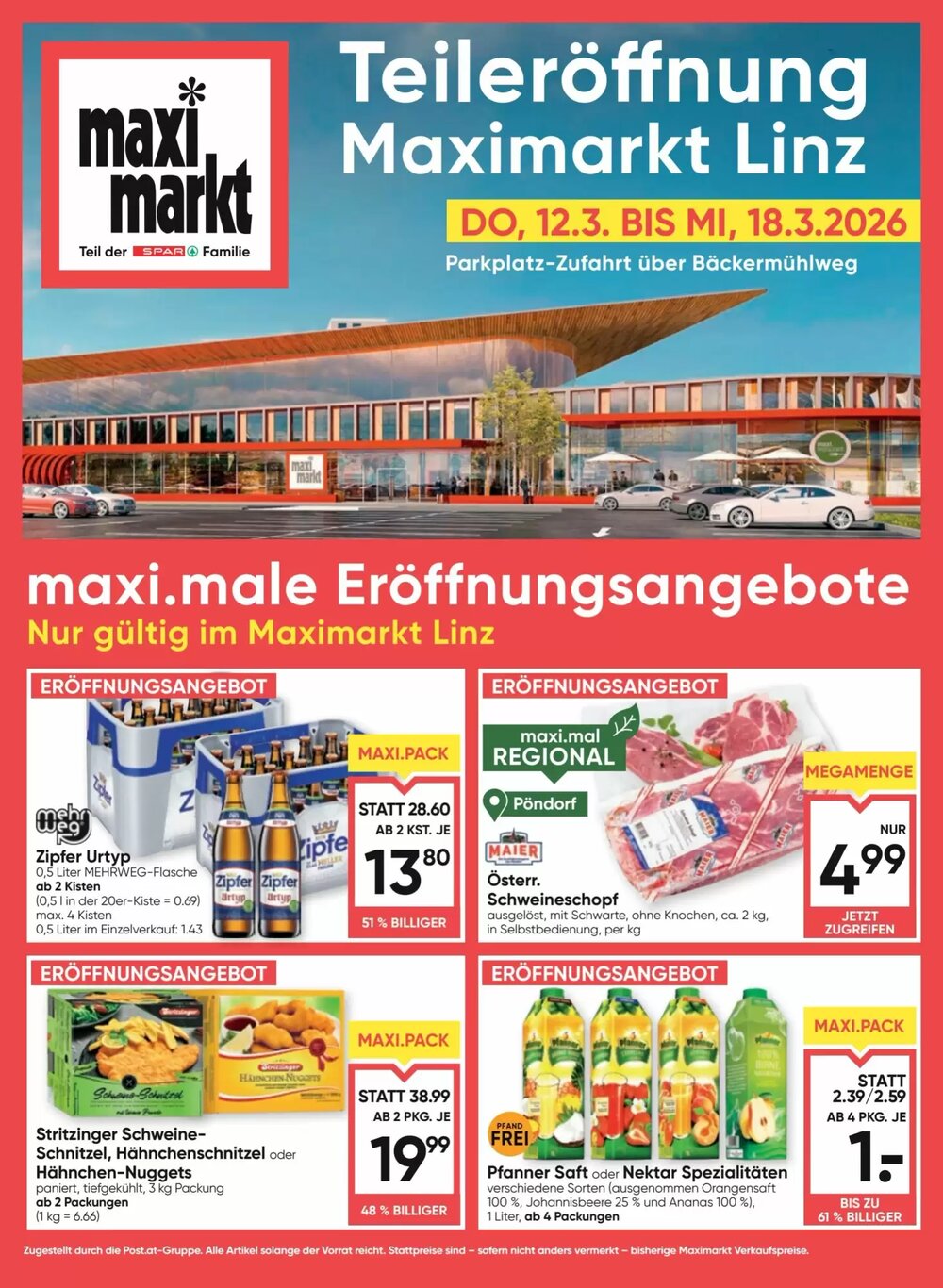 Maximarkt Flugblatt (ab 12.03.2026) - Angebote und Prospekt - Seite 1