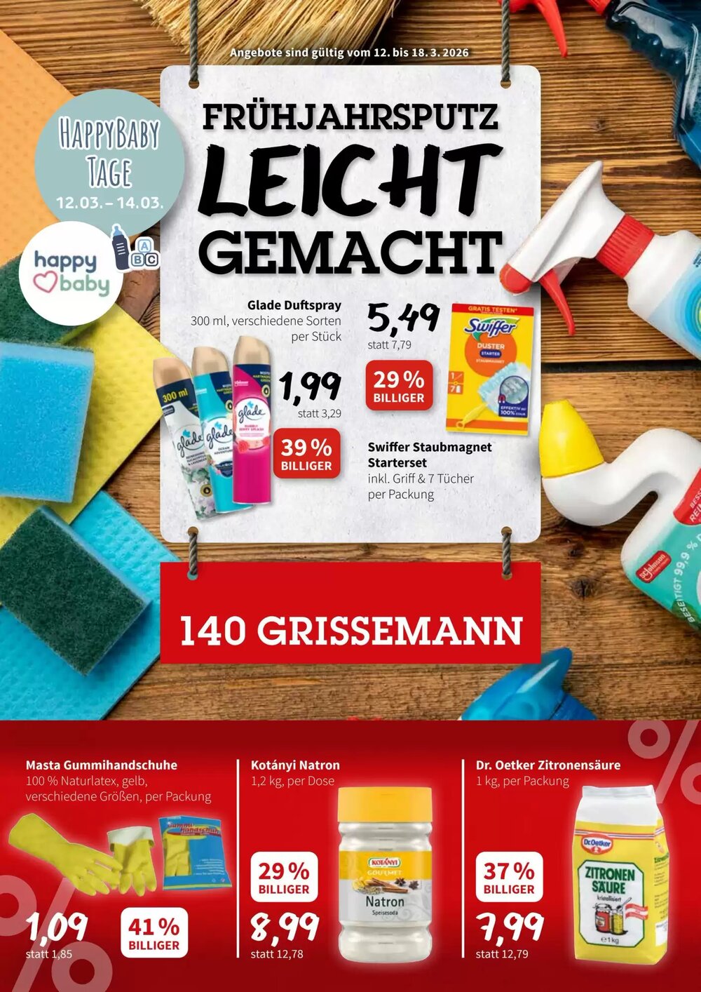 Eurogast Grissemann Flugblatt (ab 12.03.2026) - Angebote und Prospekt - Seite 1