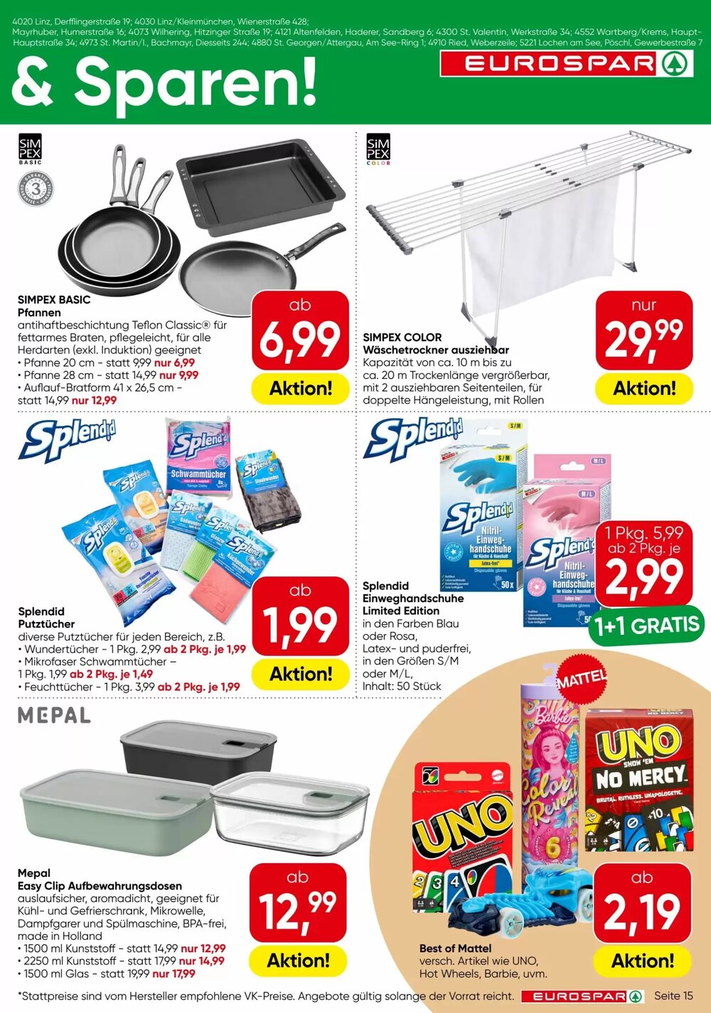 Eurospar Flugblatt (ab 12.03.2026) - Angebote und Prospekt - Seite 15