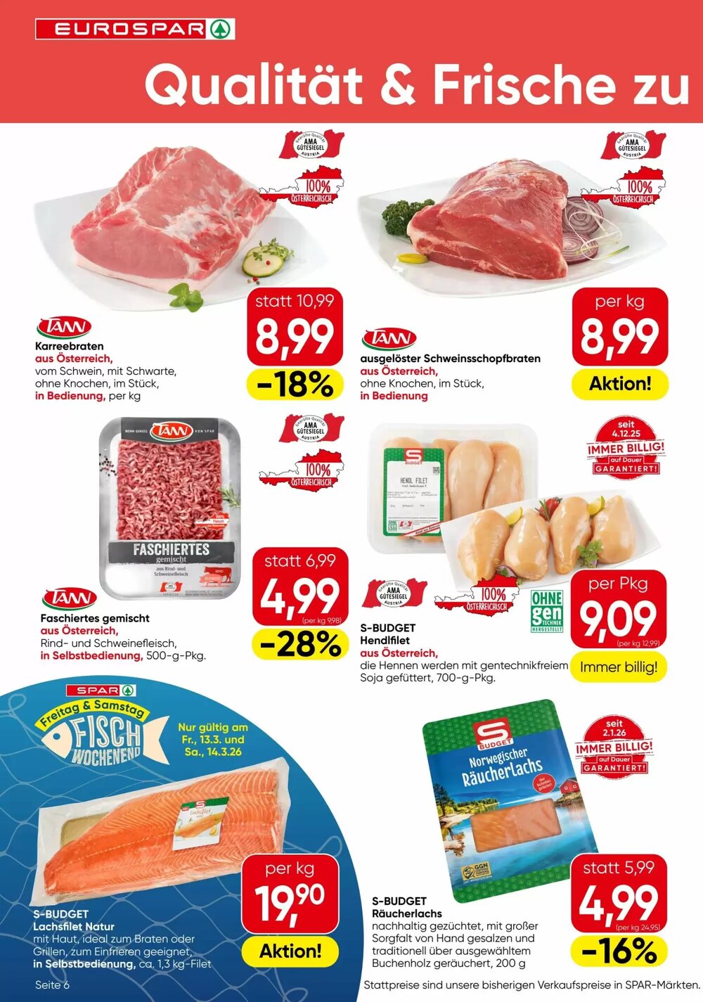 Eurospar Flugblatt (ab 12.03.2026) - Angebote und Prospekt - Seite 6