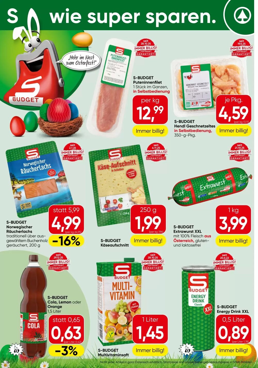 Spar Flugblatt (ab 12.03.2026) - Angebote und Prospekt - Seite 16