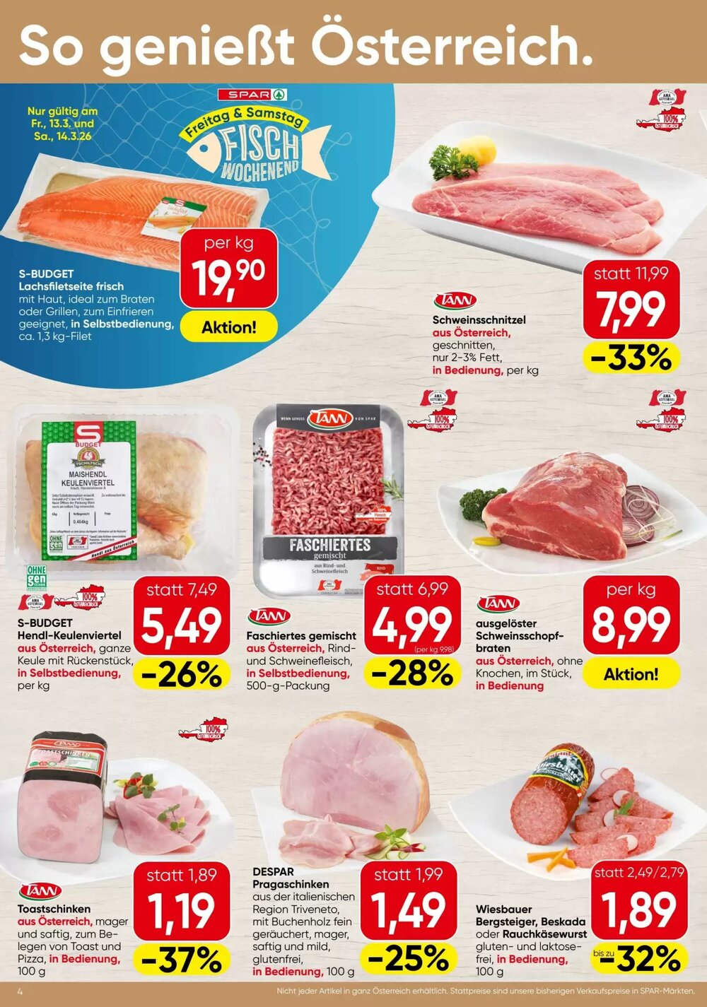 Spar Flugblatt (ab 12.03.2026) - Angebote und Prospekt - Seite 4
