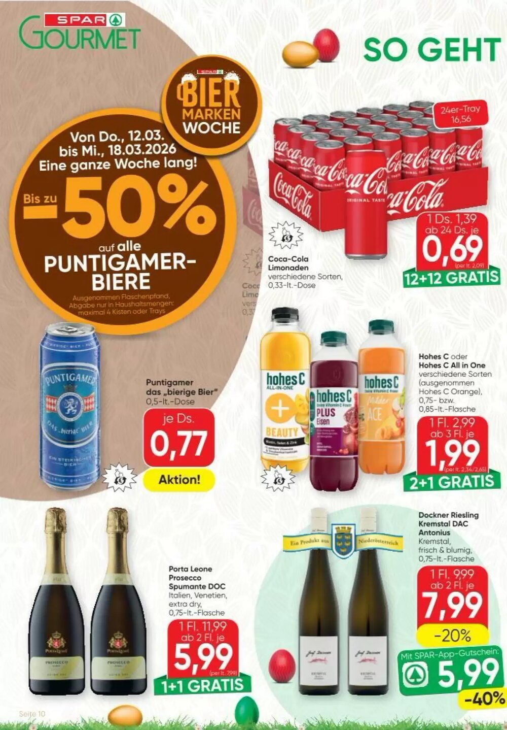 SPAR Gourmet Flugblatt (ab 12.03.2026) - Angebote und Prospekt - Seite 10