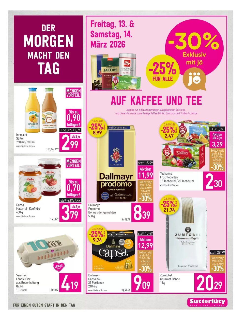 Sutterlüty Flugblatt (ab 12.03.2026) - Angebote und Prospekt - Seite 3