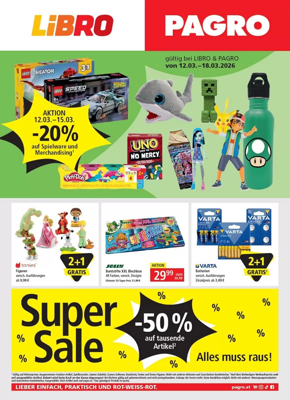 Pagro Diskont Flugblatt (ab 12.03.2026) - Angebote und Prospekt - Seite 1