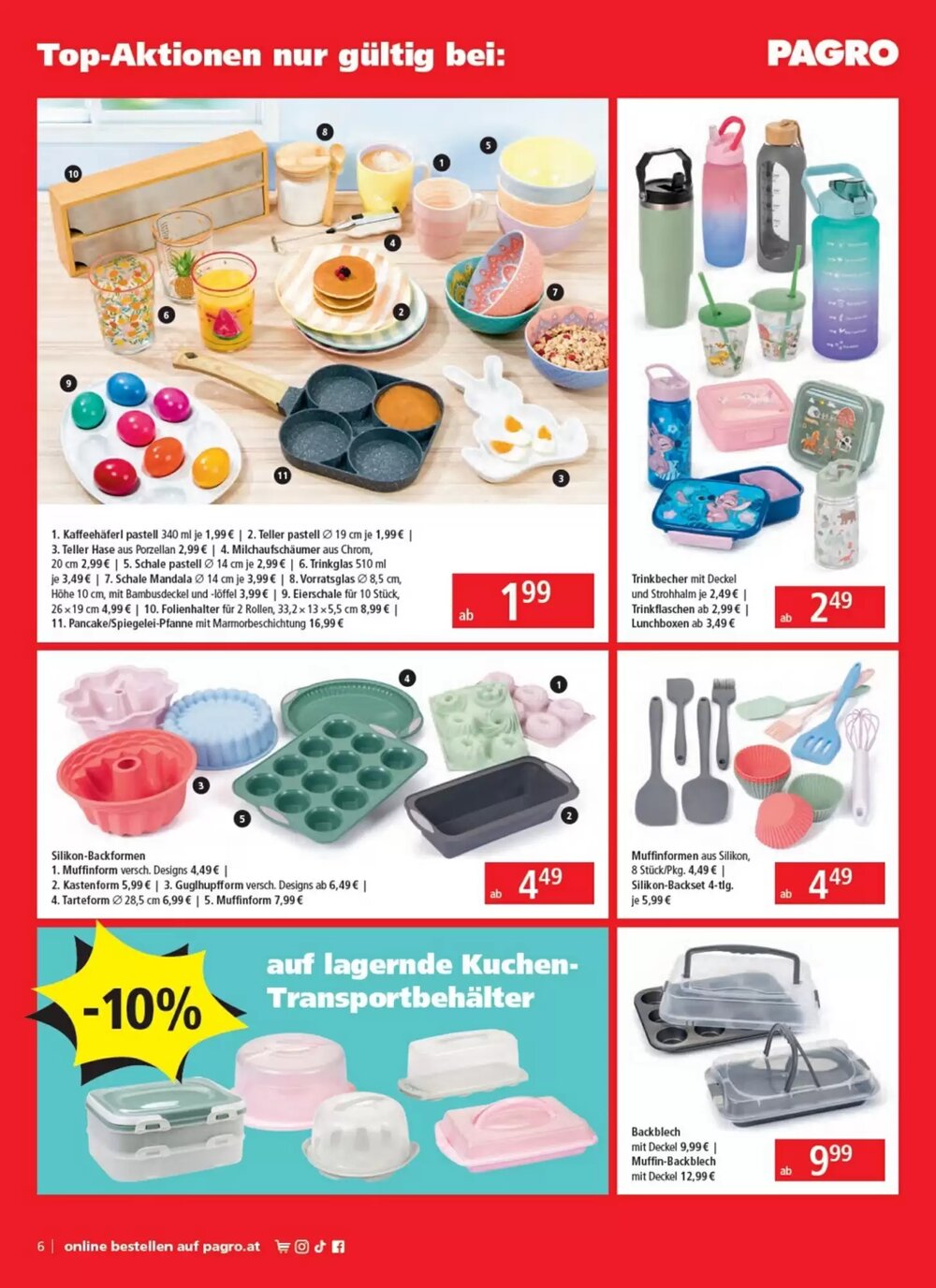 Pagro Diskont Flugblatt (ab 12.03.2026) - Angebote und Prospekt - Seite 6