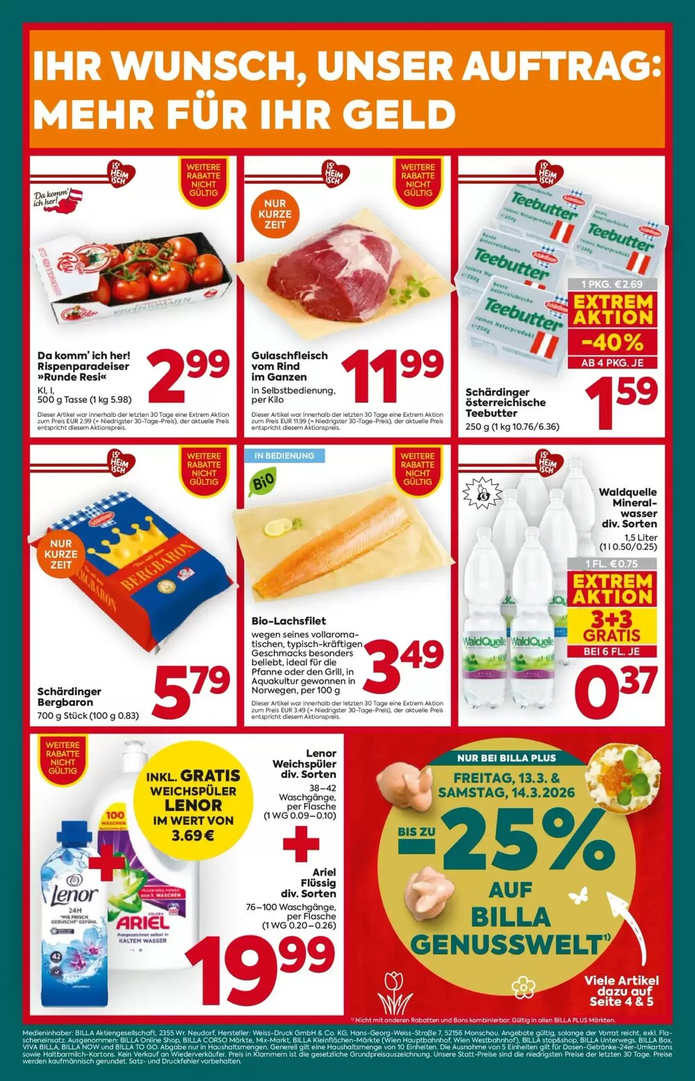 Billa Flugblatt (ab 12.03.2026) - Angebote und Prospekt - Seite 16