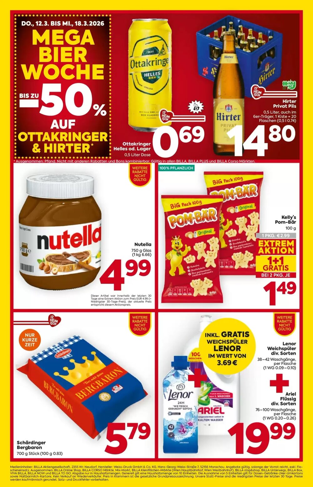 Billa Flugblatt (ab 12.03.2026) - Angebote und Prospekt - Seite 20