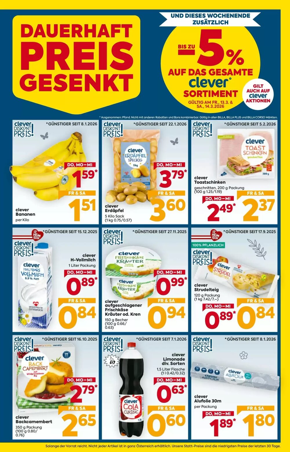 Billa Flugblatt (ab 12.03.2026) - Angebote und Prospekt - Seite 3