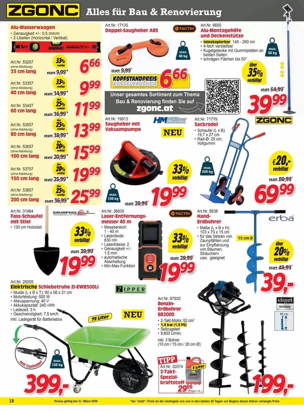 Zgonc Flugblatt (ab 12.03.2026) - Angebote und Prospekt - Seite 18