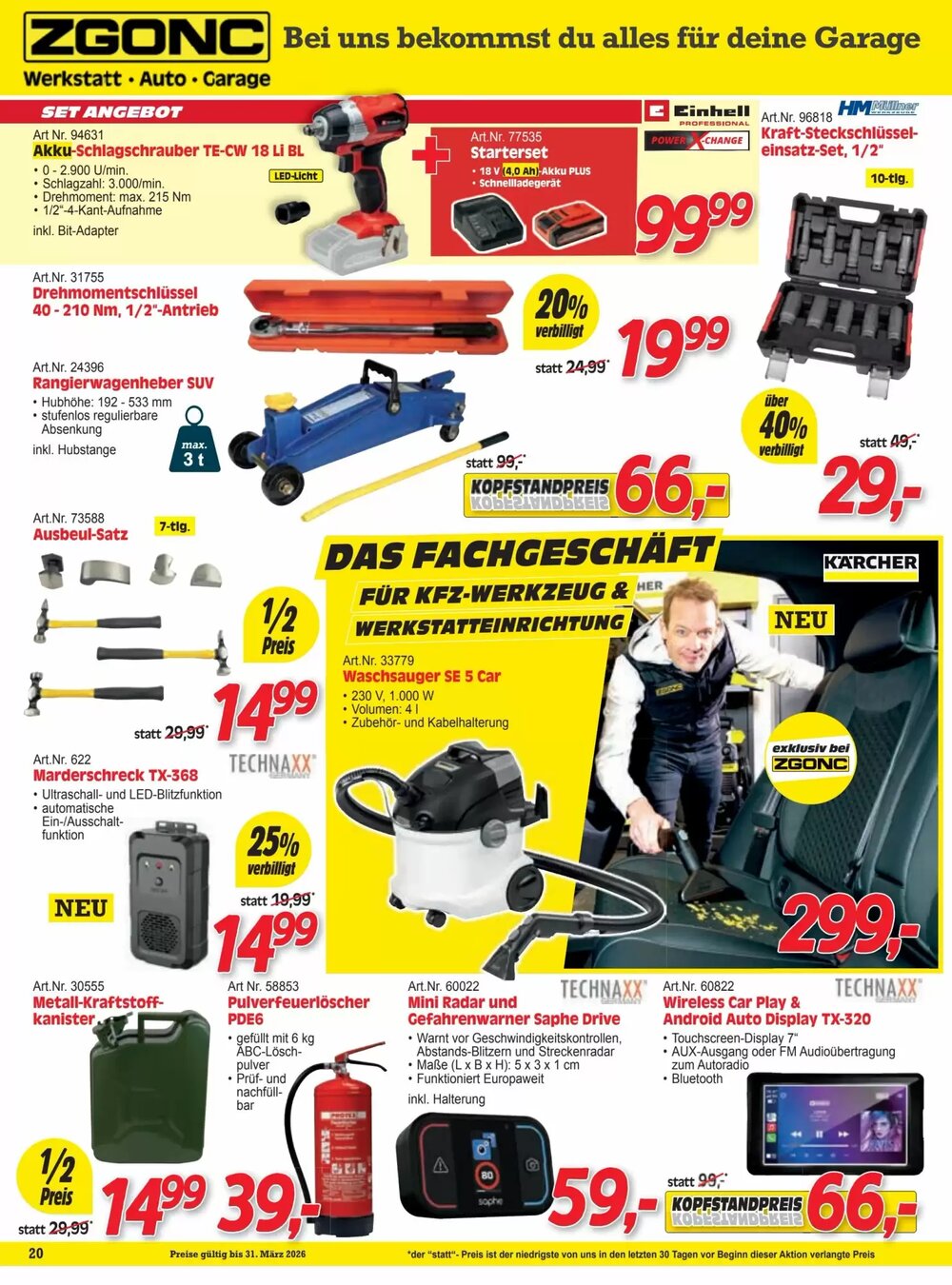 Zgonc Flugblatt (ab 12.03.2026) - Angebote und Prospekt - Seite 20