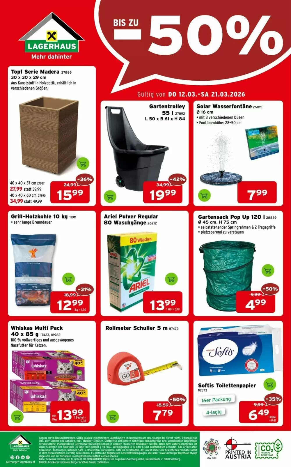 Salzburger Lagerhaus Flugblatt (ab 12.03.2026) - Angebote und Prospekt - Seite 12