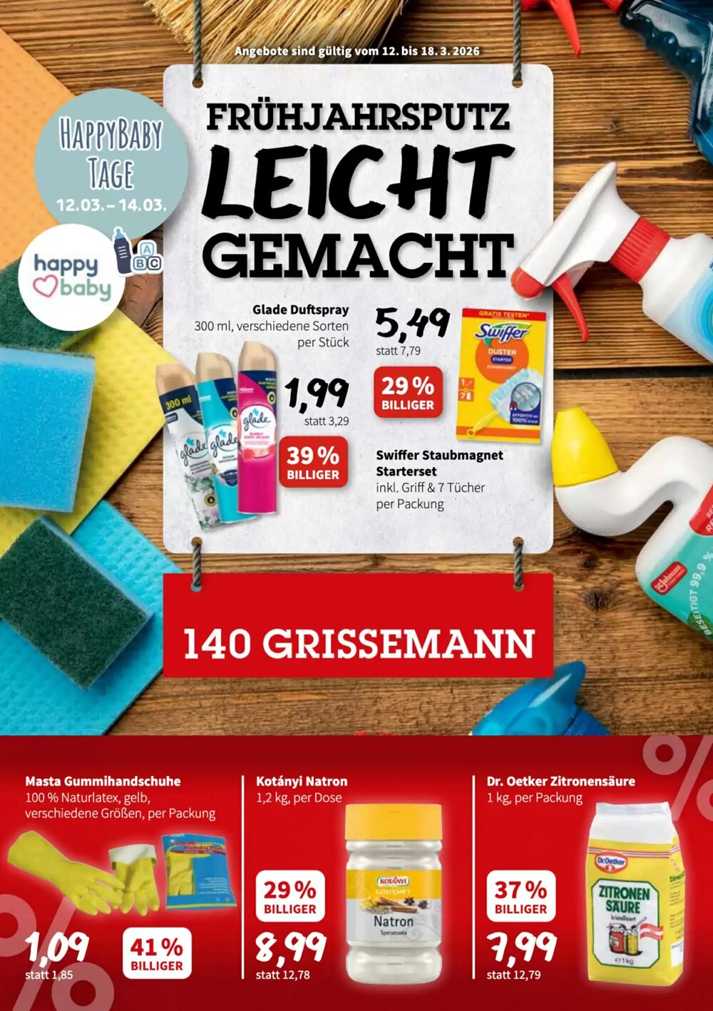 Der Grissemann Flugblatt (ab 12.03.2026) - Angebote und Prospekt - Seite 1