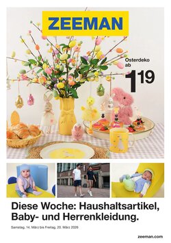 Zeeman Flugblatt (ab 14.03.2026) - Angebote und Prospekt
