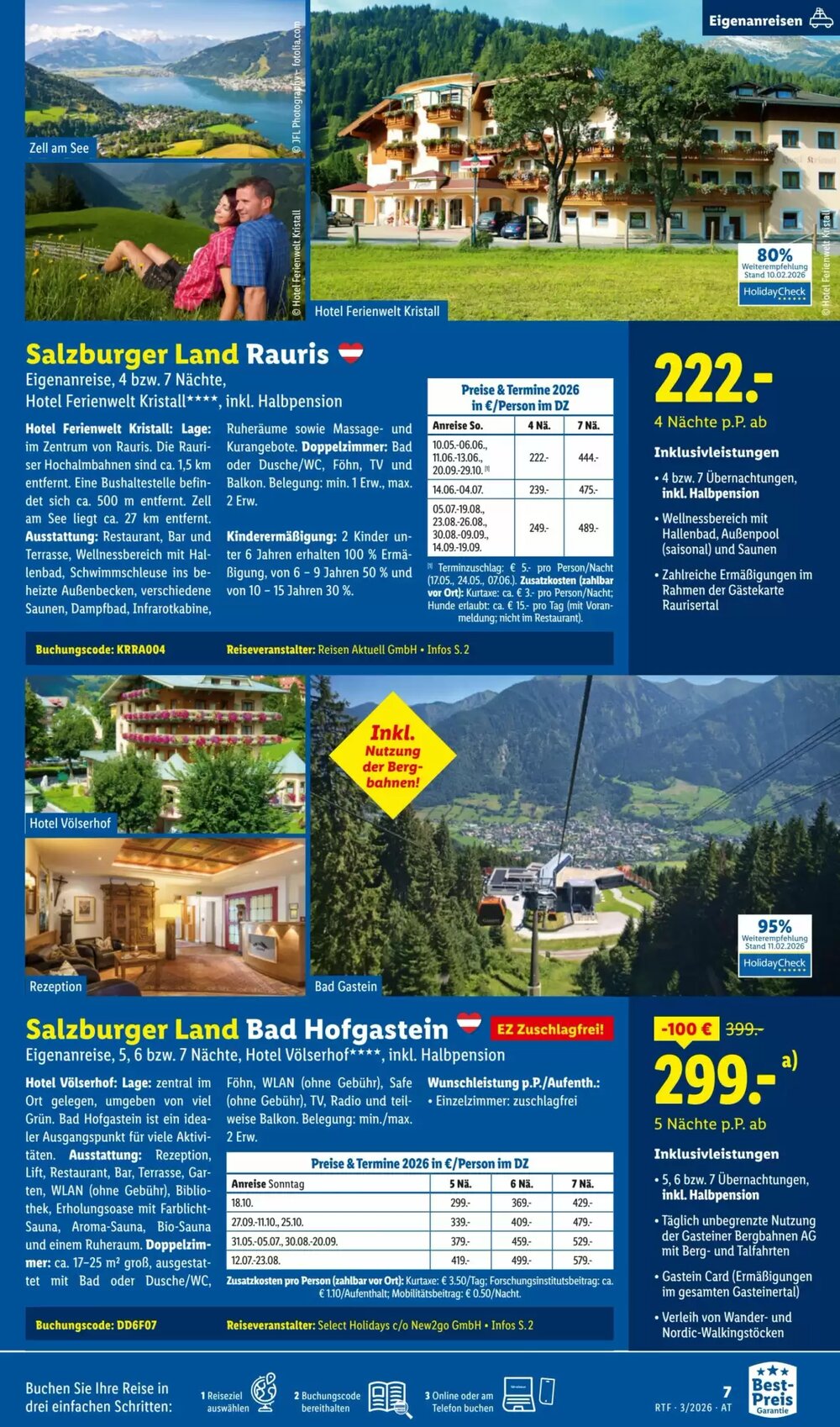 Lidl Reisen Flugblatt (ab 14.03.2026) - Angebote und Prospekt - Seite 7