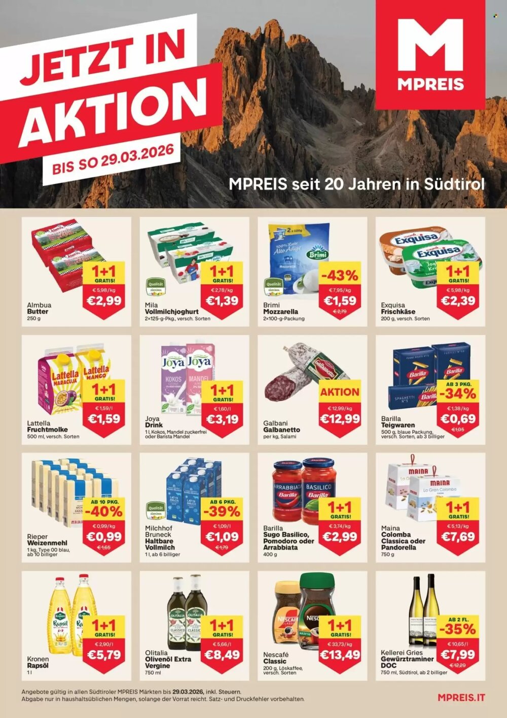 MPreis Flugblatt (ab 15.03.2026) - Angebote und Prospekt - Seite 1