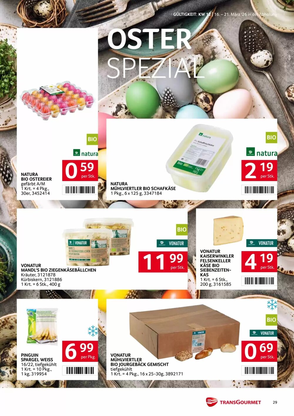 Transgourmet Flugblatt (ab 16.03.2026) - Angebote und Prospekt - Seite 29