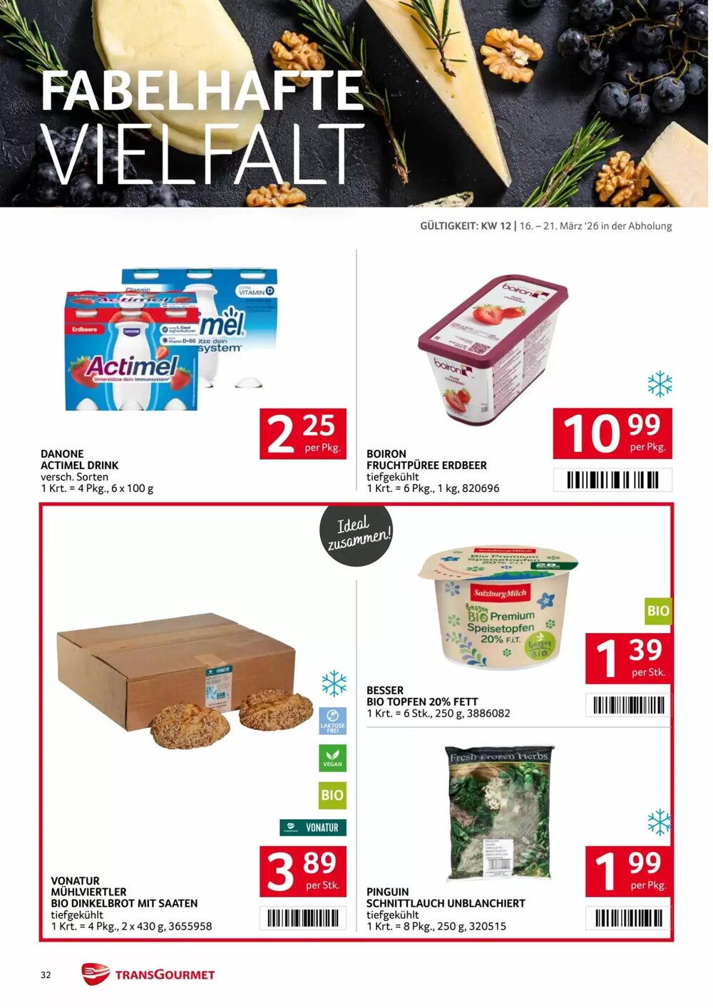 Transgourmet Flugblatt (ab 16.03.2026) - Angebote und Prospekt - Seite 32
